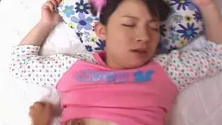 Japanese teen girl Ami Kago sucks cock